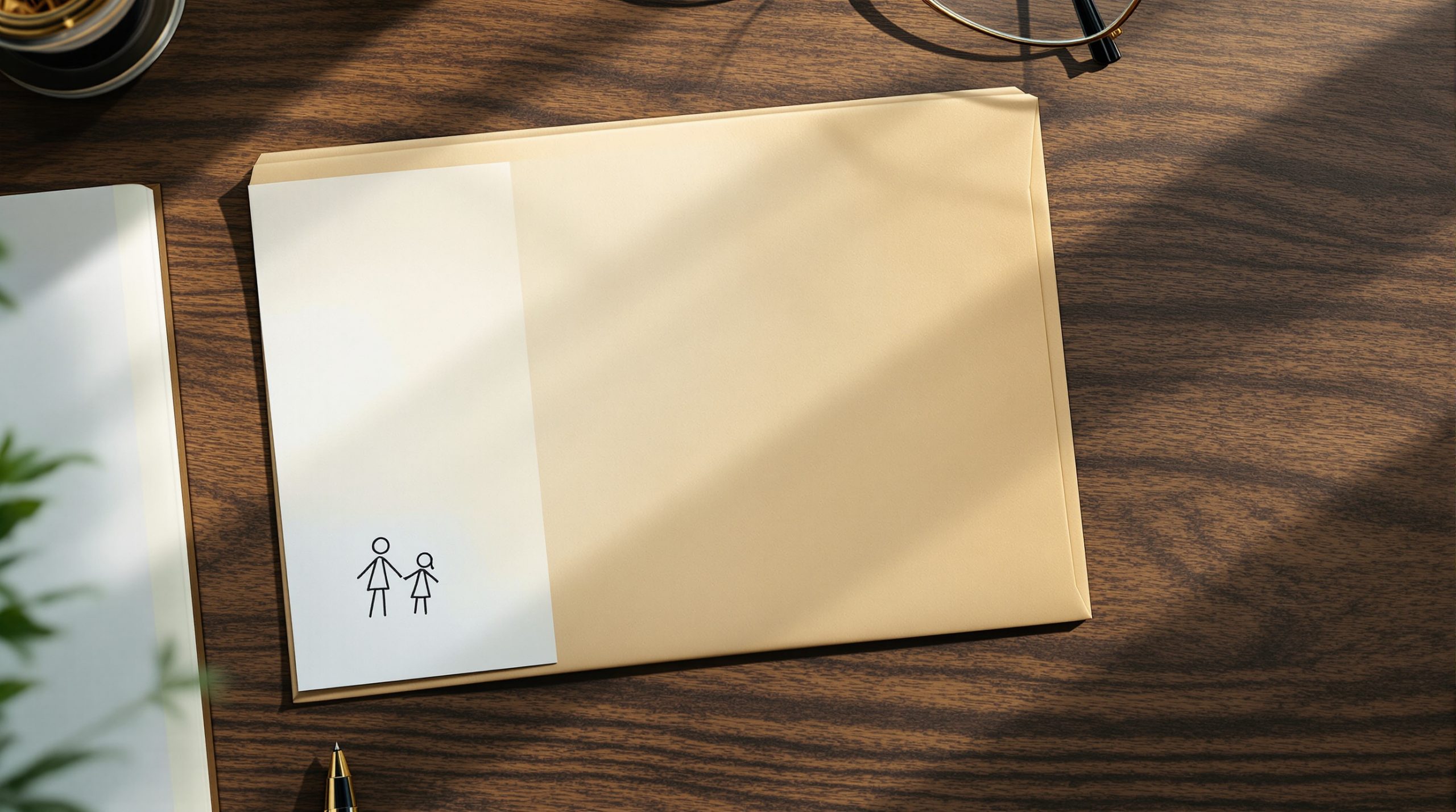 대구개인회생 인가 결정문과 한부모 가구 변제 계획안을 검토하는 법무사 데스크 위 풍경