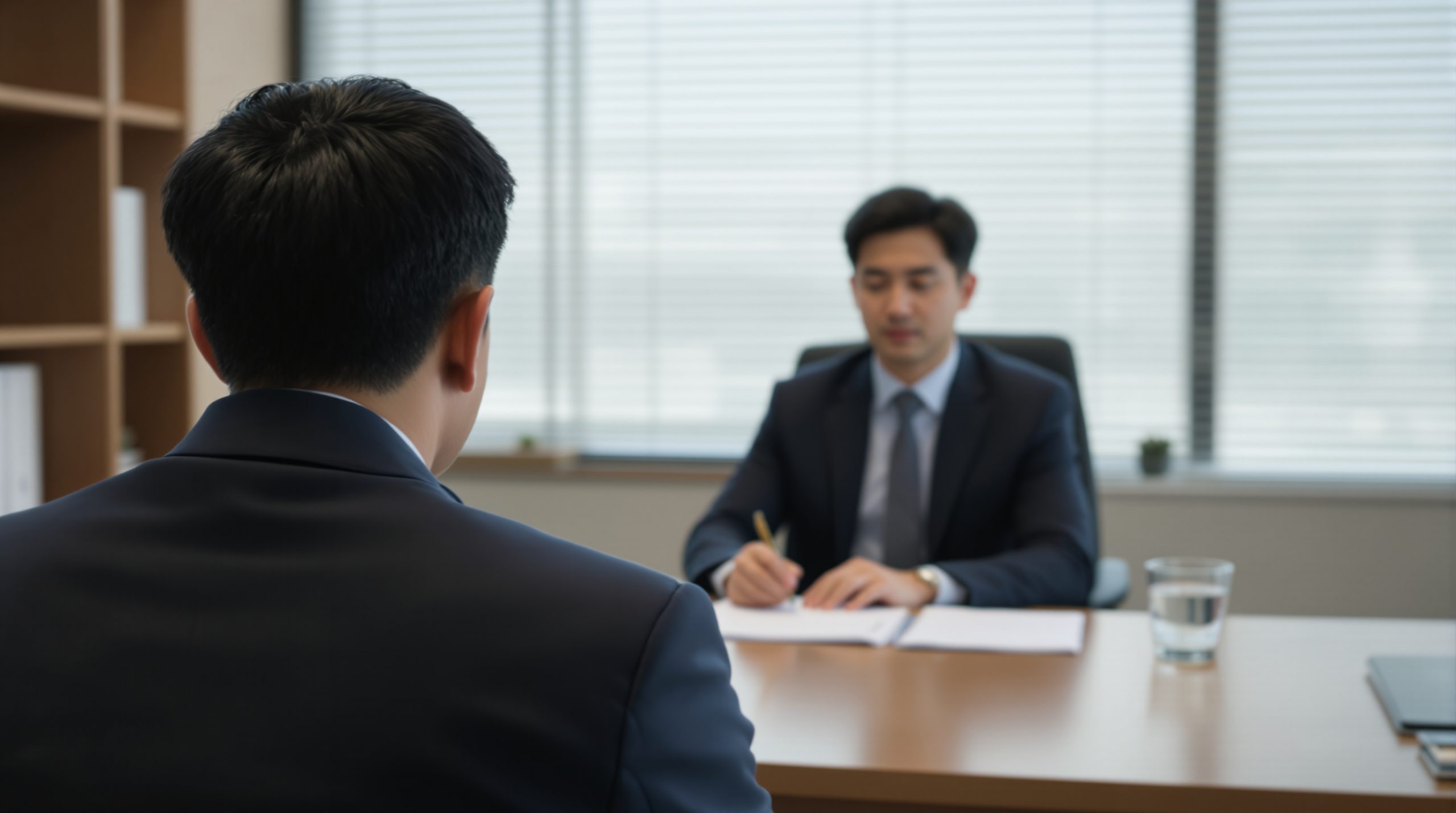대구개인회생 첫 상담을 받는 44세 개인택시기사 의뢰인의 뒷모습