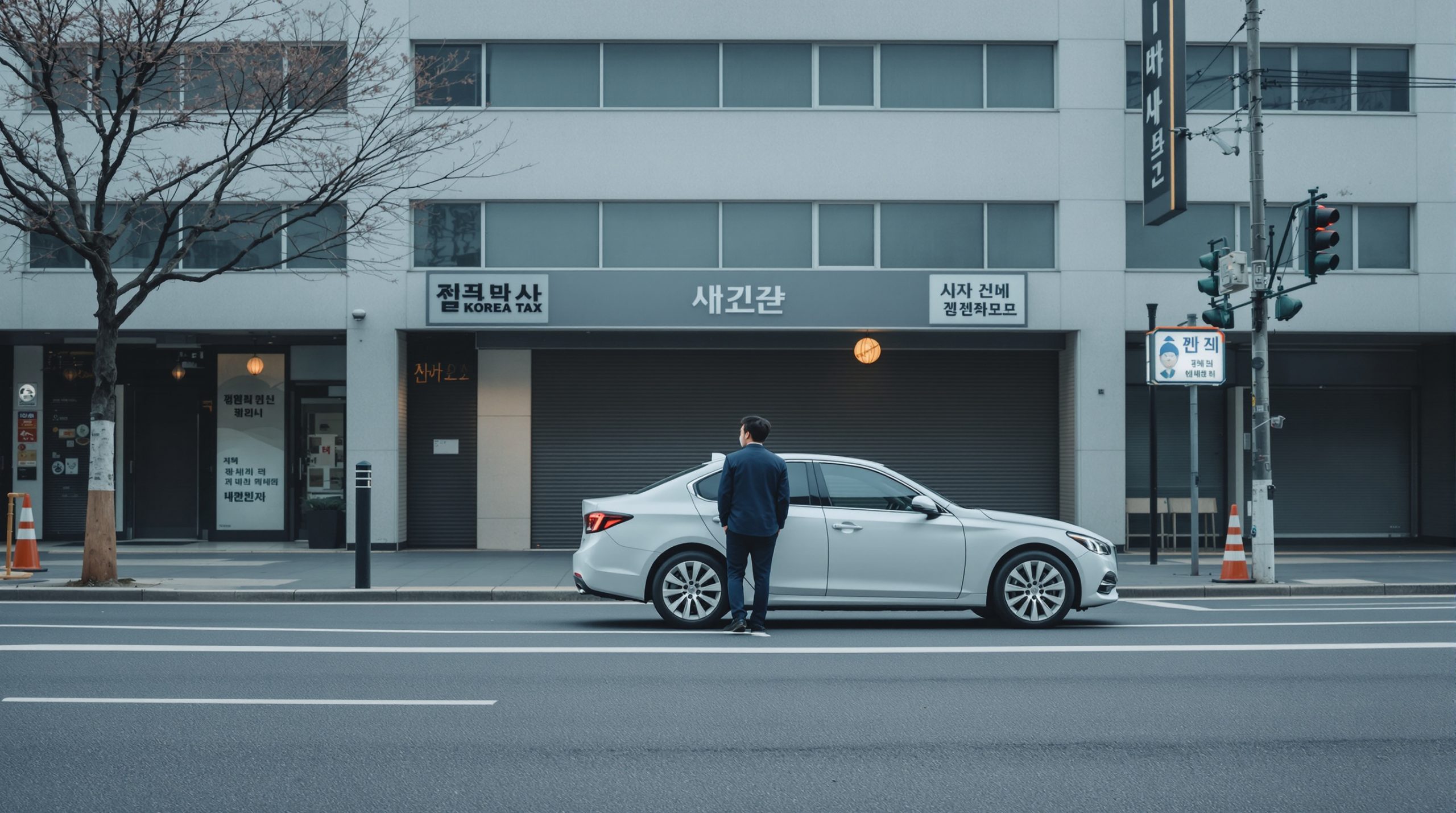 대구개인회생 인가 후 다시 영업 정류장 앞에 멈춰 선 개인택시기사 의뢰인의 뒷모습