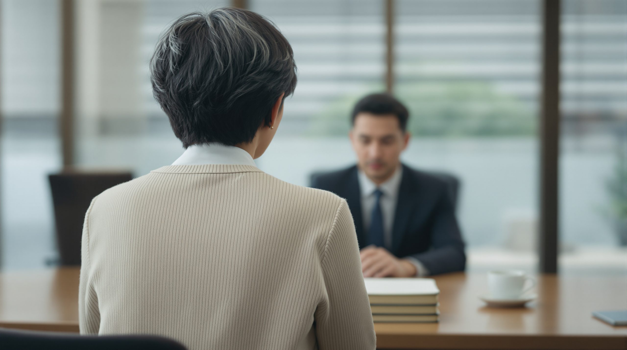 대구개인회생 전문 법무사 로맴버 상담실에서 55세 문구점 사장님이 23년치 손글씨 매출 대장 노트 여러 권을 책상 위에 나란히 쌓아 두는 뒷모습