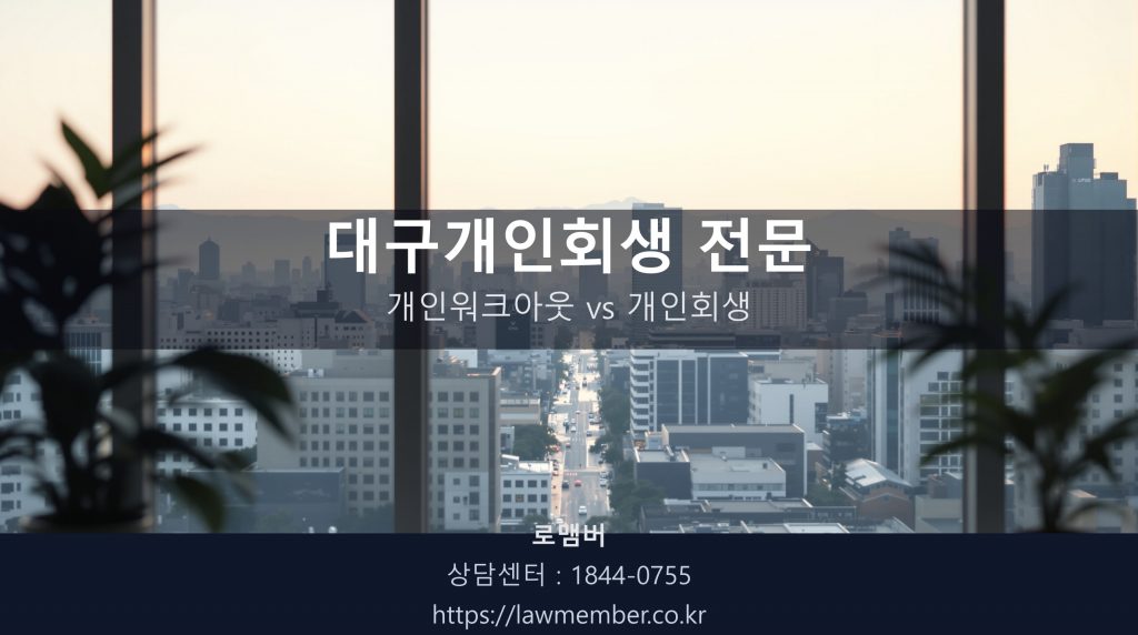 법무사 사무실 창가에서 바라본 오후의 대구 풍경
