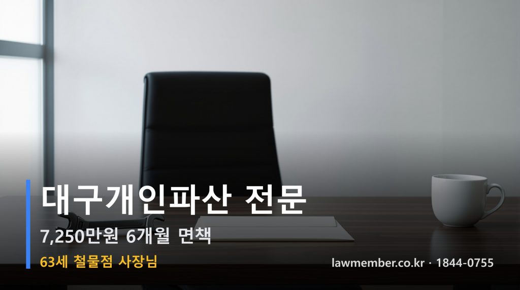 법무사 사무실 책상 위 낡은 공구와 서류 정물